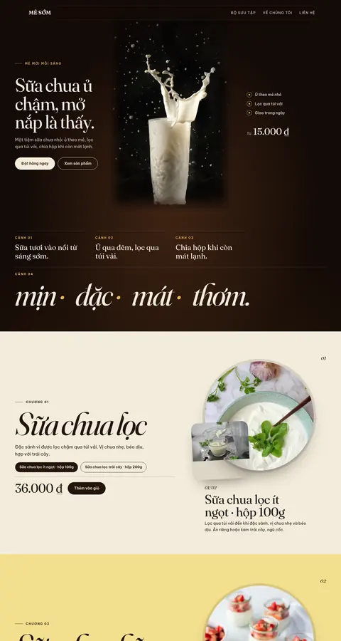 Trang chủ mẫu Reel · Thước phim tiệm sữa chua trên máy tính