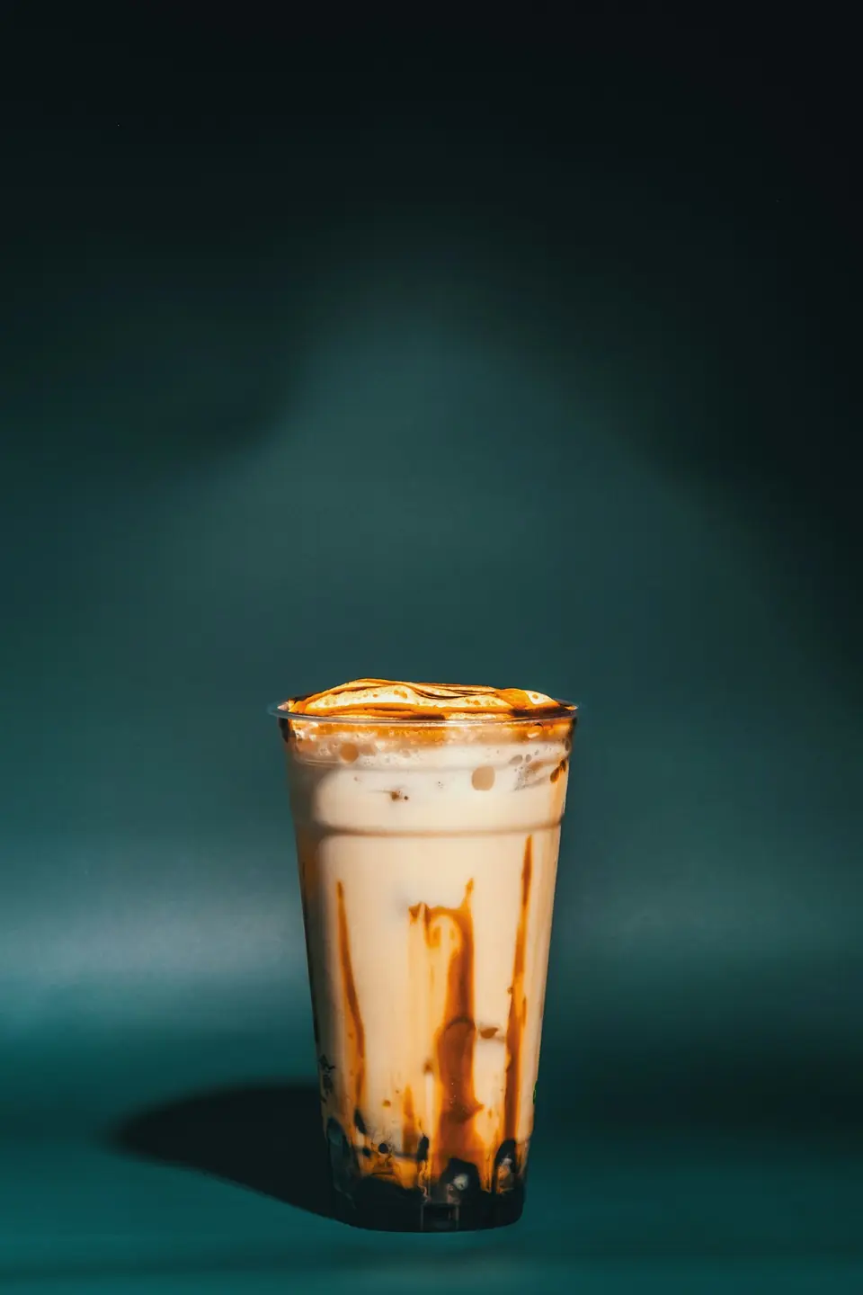 Latte caramel muối